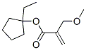 2-Propenoicacid,2-(methoxymethyl)-,1-ethylcyclopentylester(9CI) Structure