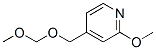 Pyridine, 2-methoxy-4-[(methoxymethoxy)methyl]- (9CI) Structure