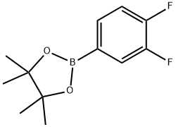 2-(3,4-디플루오로페닐)-4,4,5,5-테트라메틸-1,3,2-디옥사보롤란 구조식 이미지