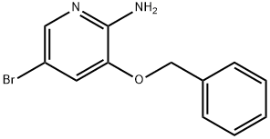 2-Amino-5-bromo-3-benzloxypyridine 구조식 이미지