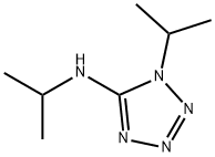 ISOPROPYL-(1-ISOPROPYL-1H-테트라졸-5-YL)-아민 구조식 이미지