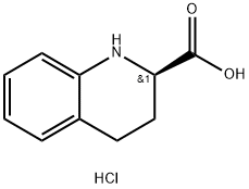D-1,2,3,4-TETRAHYDRO-QUINOLINE-2-CARBOXYLIC ACID HYDROCHLORIDE
 구조식 이미지