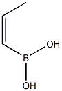cis-1-Propene-1-boronic acid Structure