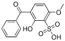 2-하이드록시-6-메톡시-3-벤조일벤젠설폰산 구조식 이미지