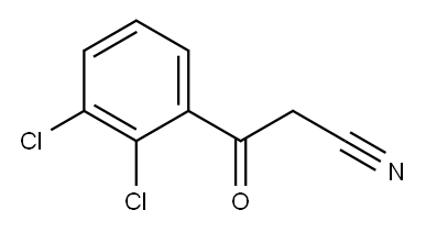 2,3-Dichlorobenzoylacetonitrile 구조식 이미지