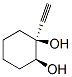 1,2-Cyclohexanediol, 1-ethynyl-, cis- (9CI) Structure