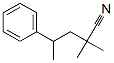 벤젠부탄니트릴,α,α,γ-트리메틸- 구조식 이미지