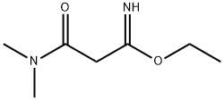 Propanimidic acid, 3-(dimethylamino)-3-oxo-, ethyl ester (9CI) Structure