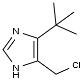 1H-Imidazole,  4-(chloromethyl)-5-(1,1-dimethylethyl)-  (9CI) 구조식 이미지