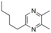 Pyrazine, 2,3-dimethyl-5-pentyl- (9CI) Structure
