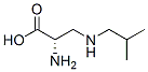 Alanine, 3-[(2-methylpropyl)amino]- (9CI) Structure