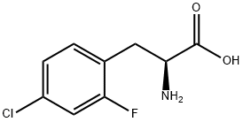 4-Chloro-2-fluoro-di-phenylalanine Structure