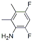 Benzenamine, 4,6-difluoro-2,3-dimethyl- (9CI) Structure