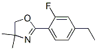 Oxazole, 2-(4-ethyl-2-fluorophenyl)-4,5-dihydro-4,4-dimethyl- (9CI) Structure