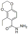 1,4-Benzodioxin-6-carboxylicacid,5-ethyl-2,3-dihydro-,hydrazide(9CI) Structure