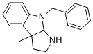 1,2,3,3A,8,8A-HEXAHYDRO-3A-METHYL-8-(PHENYLMETHYL)-PYRROLO[2,3-B]INDOLE Structure