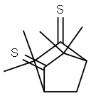 3,3,6,6-tetramethylnorbornane-2,5-dithione Structure