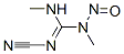 1,3-dimethyl-2-cyano-1-nitrosoguanidine Structure