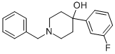 1-BENZYL-4-(3-FLUORO-PHENYL)-PIPERIDIN-4-OL Structure
