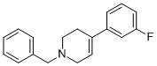 1-BENZYL-4-(3-FLUORO-PHENYL)-1,2,3,6-TETRAHYDRO-PYRIDINE Structure