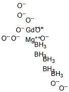 펜타붕소가돌리늄(3+)마그네슘데카옥사이드 구조식 이미지
