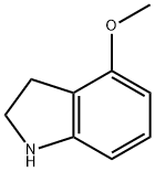 4-Methoxy-2,3-dihydro-1H-indole 구조식 이미지