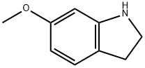 6-METHOXY-2,3-DIHYDRO-1H-INDOLE 구조식 이미지