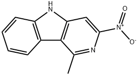 3-Nitro-1-Methyl-5H-pyrido[4,3-b]indole Structure