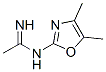 Ethanimidamide, N-(4,5-dimethyl-2-oxazolyl)- (9CI) Structure