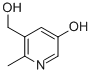 3-Pyridinemethanol,5-hydroxy-2-methyl-(9CI) Structure