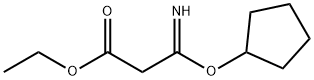 Acetic acid, (cyclopentyloxy)imino-, ethyl ester (9CI) Structure