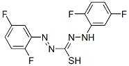 1,5-비스(2,5-디플루오로페닐)-3-메르캅토포르마잔 구조식 이미지