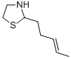 trans-2-(3-Pentenyl)thiazolidine Structure