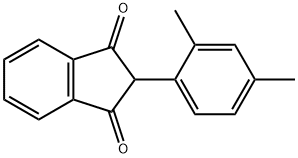 1H-Indene-1,3(2H)-dione, 2-(2,4-dimethylphenyl)- 구조식 이미지