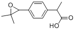 2-[p-(2-Methyl-1,2-epoxypropyl)phenyl]propionic Acid Structure