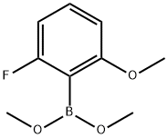 2-FLUORO-6-METHOXYPHENYLBORONIC ACID DIMETHYL ESTER Structure