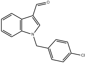 1-(4-CHLORO-BENZYL)-1 H-INDOLE-3-CARBALDEHYDE Structure