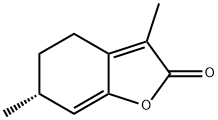 2(4H)-Benzofuranone, 5,6-dihydro-3,6-dimethyl-, (6R)- Structure