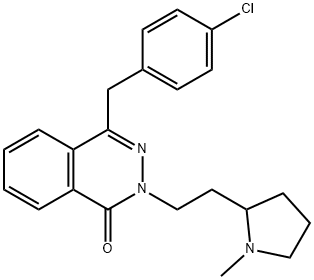 4-[(4-Chlorophenyl)Methyl]-2-[2-(1-Methyl-2-pyrrolidinyl)ethyl]-1(2H)-phthalazinone Structure