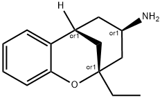 2,6-Methano-2H-1-benzoxocin-4-amine,2-ethyl-3,4,5,6-tetrahydro-,(2alpha,4alpha,6alpha)-(9CI) Structure