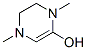 Pyrazinol, 1,4,5,6-tetrahydro-1,4-dimethyl- (9CI) Structure