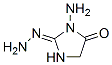 2,4-Imidazolidinedione,3-amino-,2-hydrazone(9CI) Structure