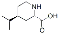 2-Piperidinecarboxylicacid,4-(1-methylethyl)-,(2S,4S)-(9CI) 구조식 이미지