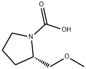 1-피롤리딘카르복실산,2-(메톡시메틸)-,(2S)-(9CI) 구조식 이미지