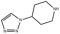 Piperidine, 4-(1H-1,2,3-triazol-1-yl)- (9CI) 구조식 이미지