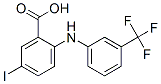 벤조산,5-요오도-2-[[3-(트리플루오로메틸)페닐]아미노]- 구조식 이미지