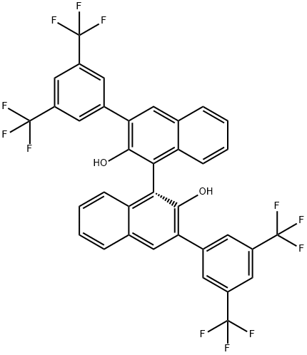 (R)-3,3'-BIS(3,5-BIS(TRIFLUOROMETHYL)PH& 구조식 이미지