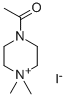 4-ACETYL-1,1-DIMETHYLPIPERAZINIUM IODIDE Structure