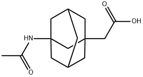 3-ACETYLAMINO-1-ADAMANTANE ACETIC ACID Structure