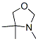 3,4,4-trimethyl oxazolidine Structure